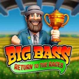 Big Bass Return to the Races logo – Slots by Pragmatic Play at Paston Casino