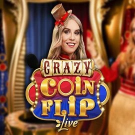 Logo of Crazy Coin Flip from Evolution at Paston Casino