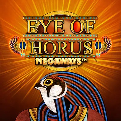Eye of Horus Megaways logo by Blueprint Gaming at Paston Casino