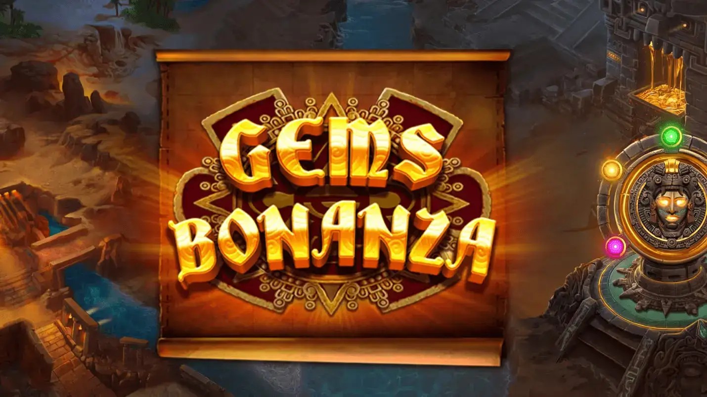 Gems Bonanza game by Pragmatic Play – logo hosted on Paston Casino