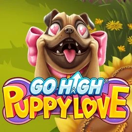 Go High Puppy Love slot visual from RubyPlay available on paston-casinos.es