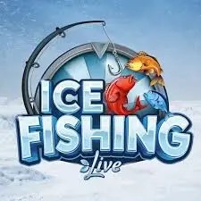 Ice Fishing Live slot icon by Evolution, available at Paston Casino