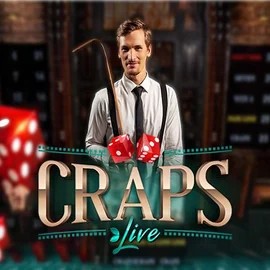 Live Casino logo of Live Craps from Evolution at Paston Casino