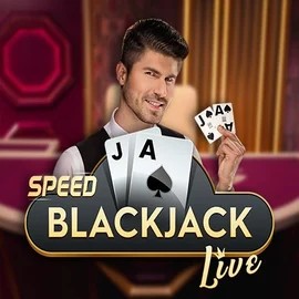 Speed Blackjack slot logo by Pragmatic Play at Paston Casino
