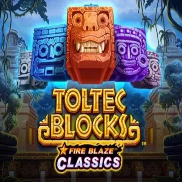 Fire Blaze: Toltec Blocks casino game by Rarestone Gaming – featured logo at Paston Casino